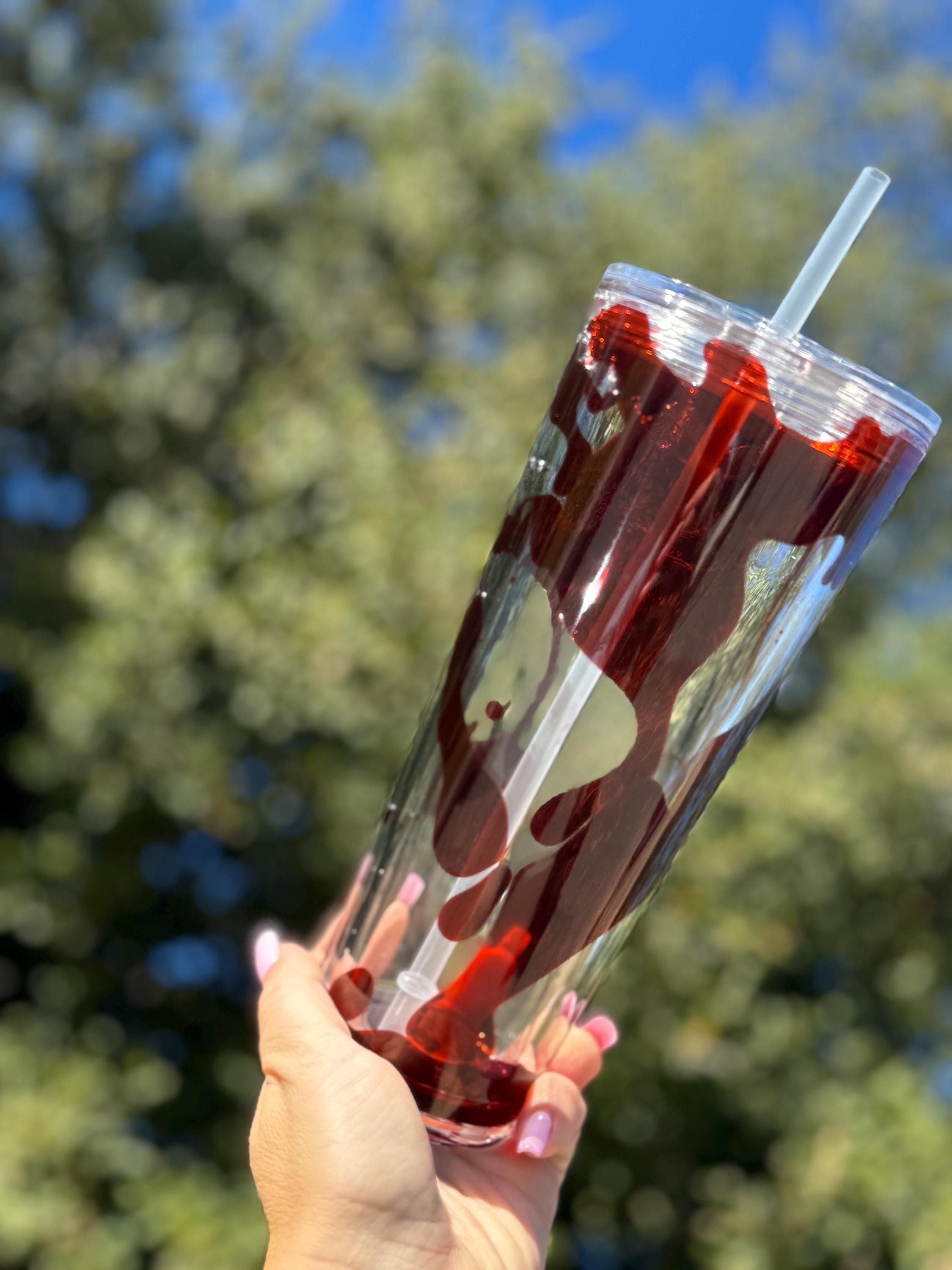 Blood Drip Snowglobe Tumbler