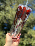 Blood Drip Snowglobe Tumbler